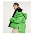 Оптовая торговля Streetwear Pure Color Parka Jacket для женщин